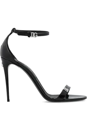 Dolce & Gabbana Sko, Dame, Sort, 40 EU, Læder, Højhælede sandaler