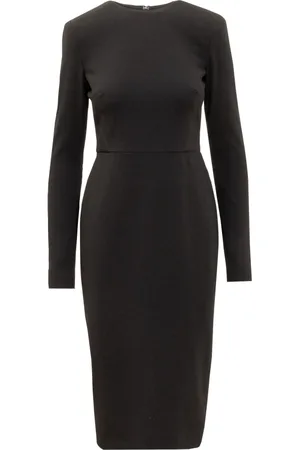 Victoria Beckham Kjole, Dame, Sort, L, LS T-Shirt Kjole