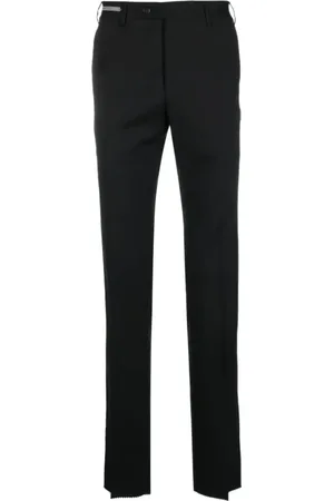 corneliani Bukser, Herre, Sort, 4XL, Uld, Slim-fit Bukser