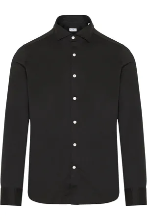 SONRISA Skjorte, Herre, Sort, 3XL, Bomuld, Italiensk Bomuldsskjorte