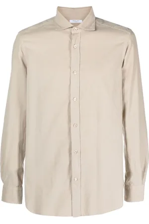 Boglioli Skjorte, Herre, , 3XL, Bomuld, Slim Fit Poplin Skjorte