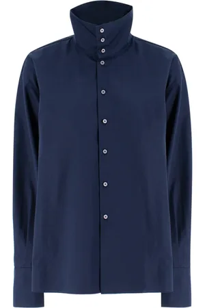 Fabiana Filippi Bluser & Skjorter, Dame, Blå, XS, Elegant Blu Notte Bluse