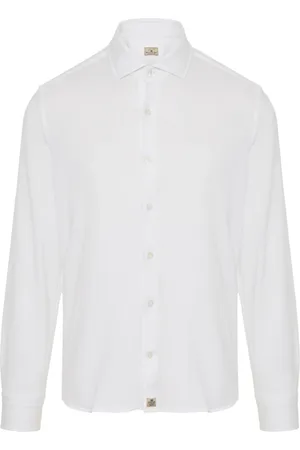 SONRISA Skjorte, Herre, Hvid, 2XL, Bomuld, Italiensk Cotton/Lyocell Skjorte