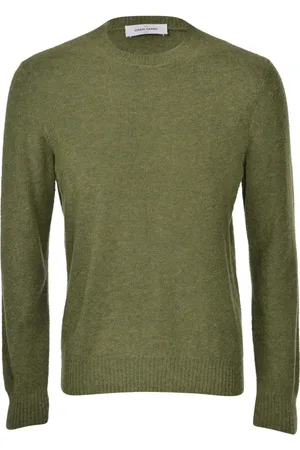 Gran Sasso Strik, Herre, Grøn, XL, Uld, Grøn Urban Sweater