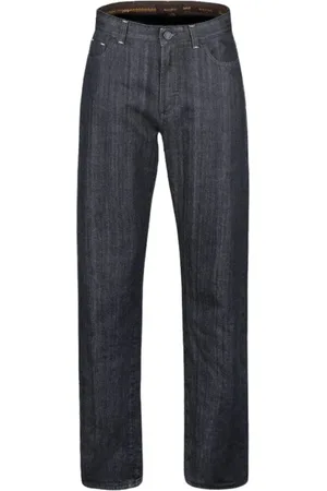 MOORER Bukser, Herre, Sort, W40, Denim, Sorte 5-lommebukser i japansk denim