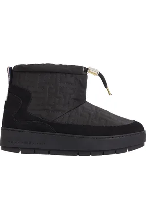 Tommy Hilfiger Sko, Dame, Sort, 36 EU, Sort Monogram Ankelstøvler
