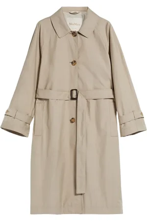 Max Mara Frakke, Dame, , S, Bomuld, Vandtæt Trenchcoat