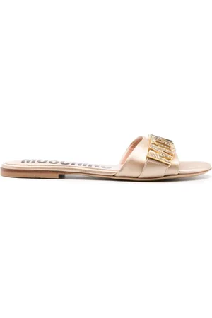Moschino Sko, Dame, , 36 EU, Uld, Sandaler med krystaller