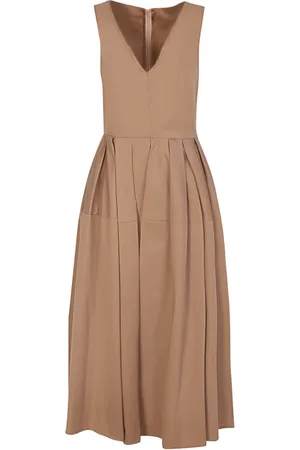 BLANCA Kjole, Dame, Brun, S, Bomuld, Dresses