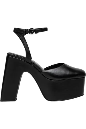 COPERNI Sko, Dame, Sort, 40 EU, Læder, Platform Bridge Pump Sandaler