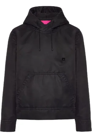 VALENTINO Sweathshirts & Hoodies, Herre, Sort, L, Uld, Sort Hættetrøje til Mænd