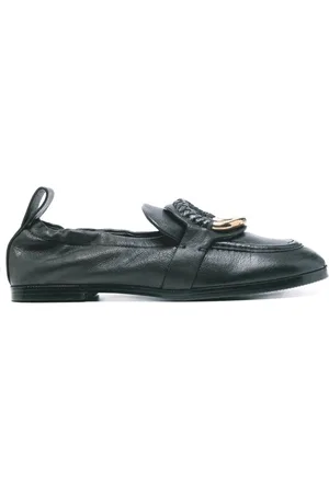 See by Chloé Sko, Dame, Sort, 35 EU, Læder, Sorte Læder Loafers til Kvinder