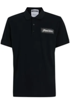 Moschino Top, Herre, Sort, S, Uld, Klassisk Polo