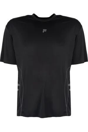 Fila Top, Herre, Sort, L, Polyester, Klassisk Rund Hals T-Shirt