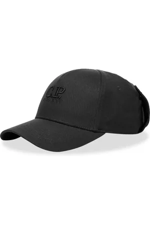 C.P. Company Tilbehør, Herre, Sort, L, Bomuld, Klassisk Gabardine Goggle Cap