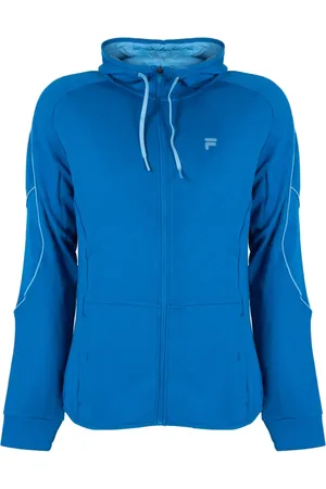 Fila Sweathshirts & Hoodies, Herre, Blå, L, Tilpasset Hættetrøje