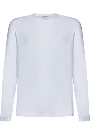 James Perse Top, Herre, Hvid, L, Bomuld, Hvid Langærmet T-shirt