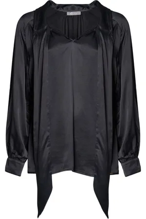 Elton Bluser & Skjorter, Dame, Sort, 2XL, Tyl, ETHoney / Et3762.6477