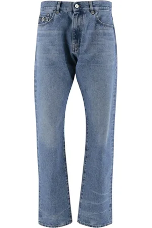 VERSACE Jeans, Herre, Blå, W30, Denim, Denim Jeans med Medusa-detalje