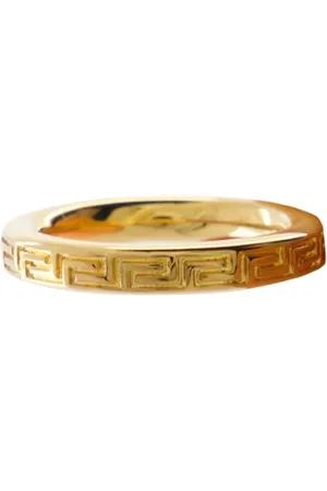 VERSACE Tilbehør, unisex, Gul, 50 MM, Greca Ring