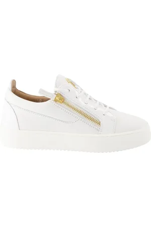 Giuseppe Zanotti Sko, Dame, Hvid, 41 EU, Læder, Gail Læder Sneakers