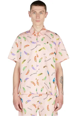 HUMAN MADE Skjorte, Herre, Lyserød, XL, Bomuld, Bluser