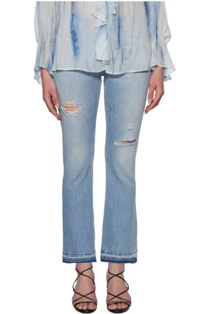 Dondup Jeans, Dame, Blå, W25, Flared Jeans