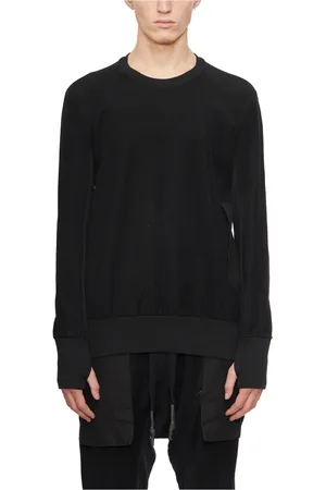 ISAAC SELLAM EXPERIENCE Strik, Herre, Sort, S, Insideout Crewneck Sweater
