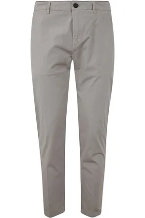DEPARTMENT FIVE Bukser, Herre, Grå, W36, Uld, Stucco Prince Crop Chino Bukser