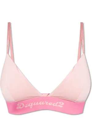 Dsquared2 Undertøj, Dame, Lyserød, XL, Bomuld, BH med logo