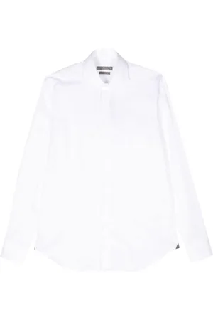corneliani Skjorte, Herre, Hvid, 2XL, Uld, Hvide Herreskjorter Ss24