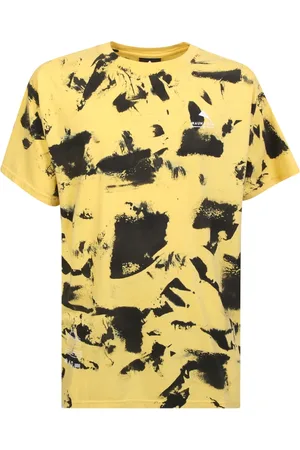 MAUNA KEA Top, Herre, Gul, M, Bomuld, Logo Print T-Shirt - Gul