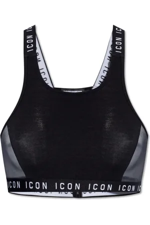 Dsquared2 Sport, Dame, Sort, XL, Bomuld, Sports BH