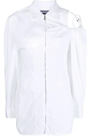 Jacquemus Kjole, Dame, Hvid, 2XS, Bomuld, Galliga Hvid Kjole