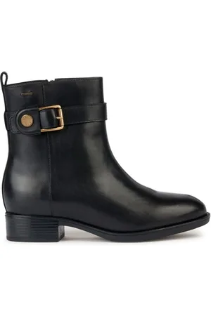 Geox Sko, Dame, Sort, 39 EU, Læder, Sort Felicity ABX Booties