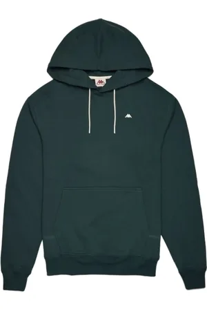 Kappa Sweathshirts & Hoodies, Herre, Grøn, L, Uld, Sweatshirts hættetrøjer
