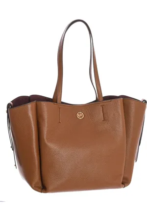 Michael Kors Taske, Dame, Brun, ONE SIZE, Læder, Chic og minimalistisk Tote taske