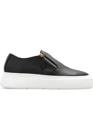 Giuseppe Zanotti Sko, Herre, Sort, 44 1/2 EU, Læder, Gz Mike sneakers