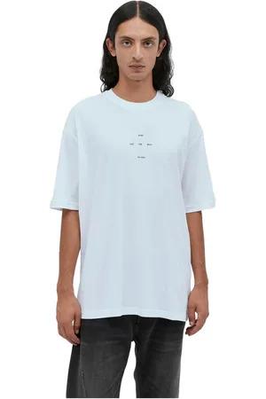 SONG FOR THE MUTE Top, Herre, Hvid, L, Bomuld, T-shirts