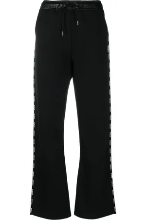 Moncler Bukser, Dame, Sort, M, Uld, Brede bukser