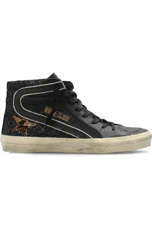 Golden Goose Sko, Dame, Sort, 41 EU, Uld, Slide Double Quarter Sneakers