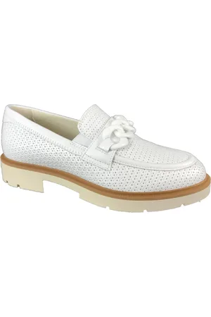Dl Sko, Dame, Hvid, 37 EU, Uld, Mocassin Sko