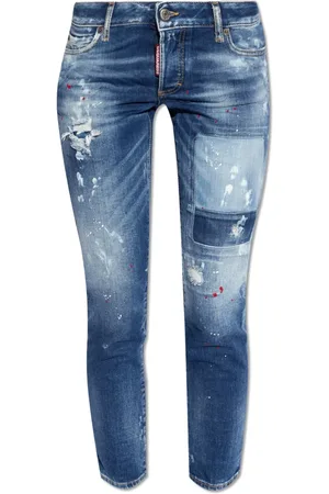 Dsquared2 Jeans, Dame, Blå, 3XS, Bomuld, Jennifer Jeans