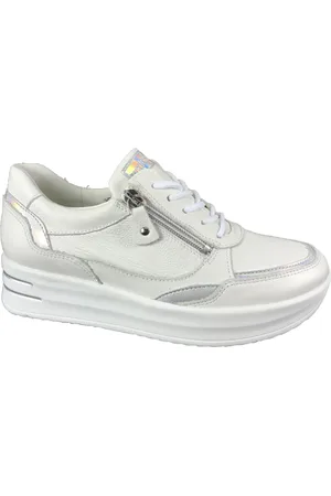 Waldläufer Sko, Dame, Hvid, 38 1/2 EU, Uld, Sneakers Sko