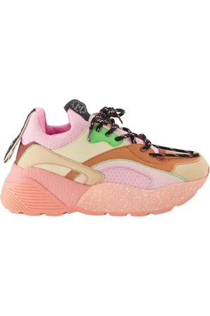 Stella McCartney Sko, Dame, Lyserød, 36 EU, Multifarvede Snøresko