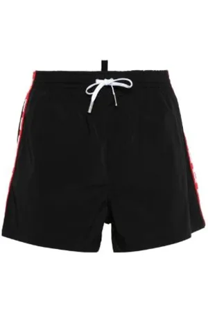 Dsquared2 Badetøj, Herre, Sort, L, Logo Badeshorts