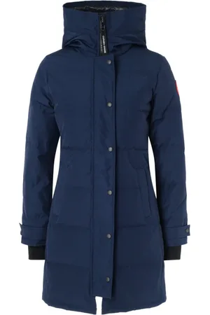 Canada Goose Frakke, Dame, Blå, XS, Uld, Navy Shelburne Parka