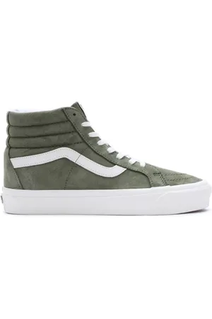 Vans Sko, Herre, Grøn, 42 EU, Læder, Høje Toppe Griseskind Sneakers