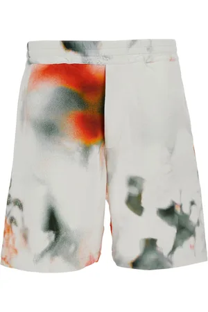 Alexander McQueen Shorts, Herre, Flerfarvet, L, Bomuld, Multifarvet Elastisk Talje Shorts