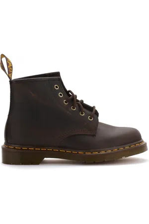 Dr. Martens Sko, Herre, Brun, 41 EU, Læder, Vintage Brun Læder Ankelstøvle
